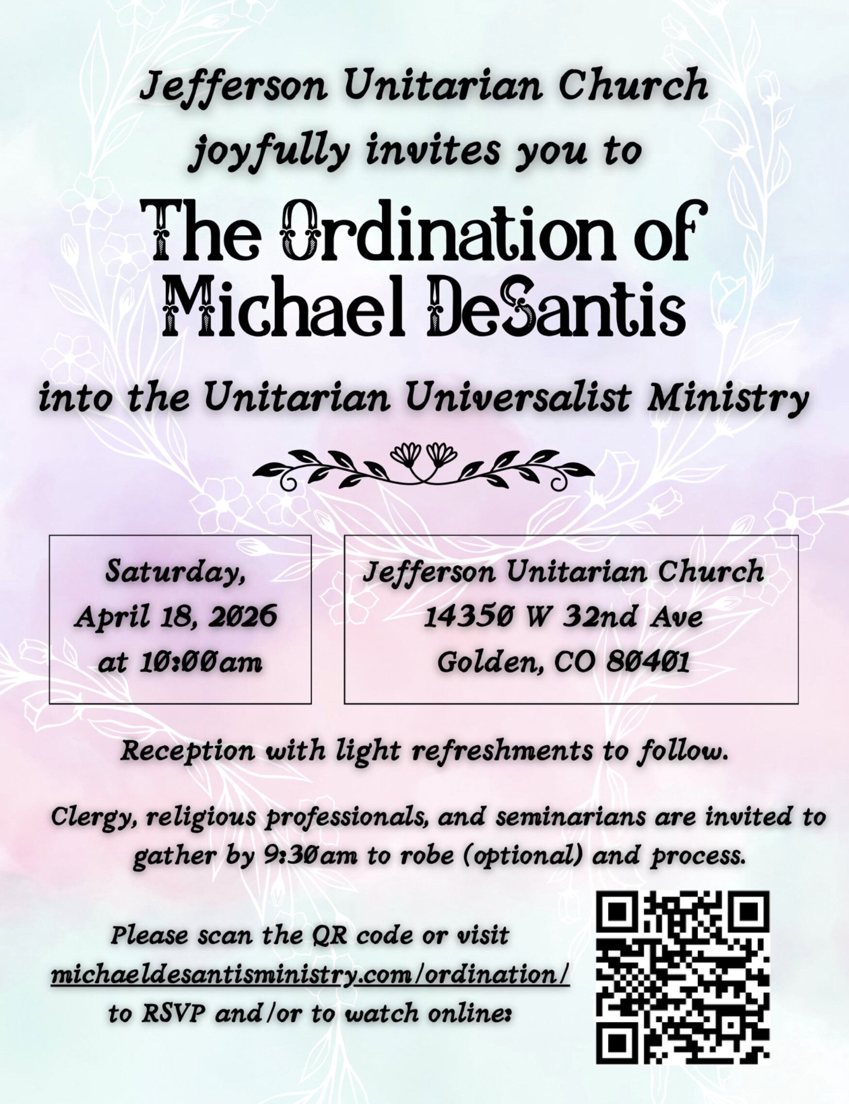 Ordination of Michale DeSantis